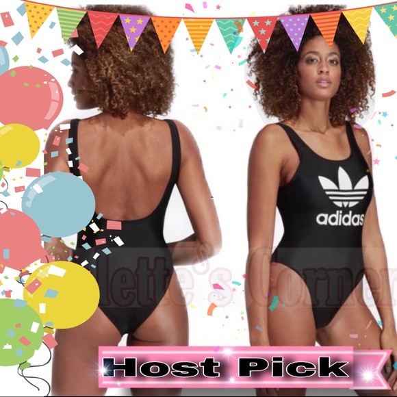 adidas Other - Adidas  Black TREFOIL SWIMSUIT
